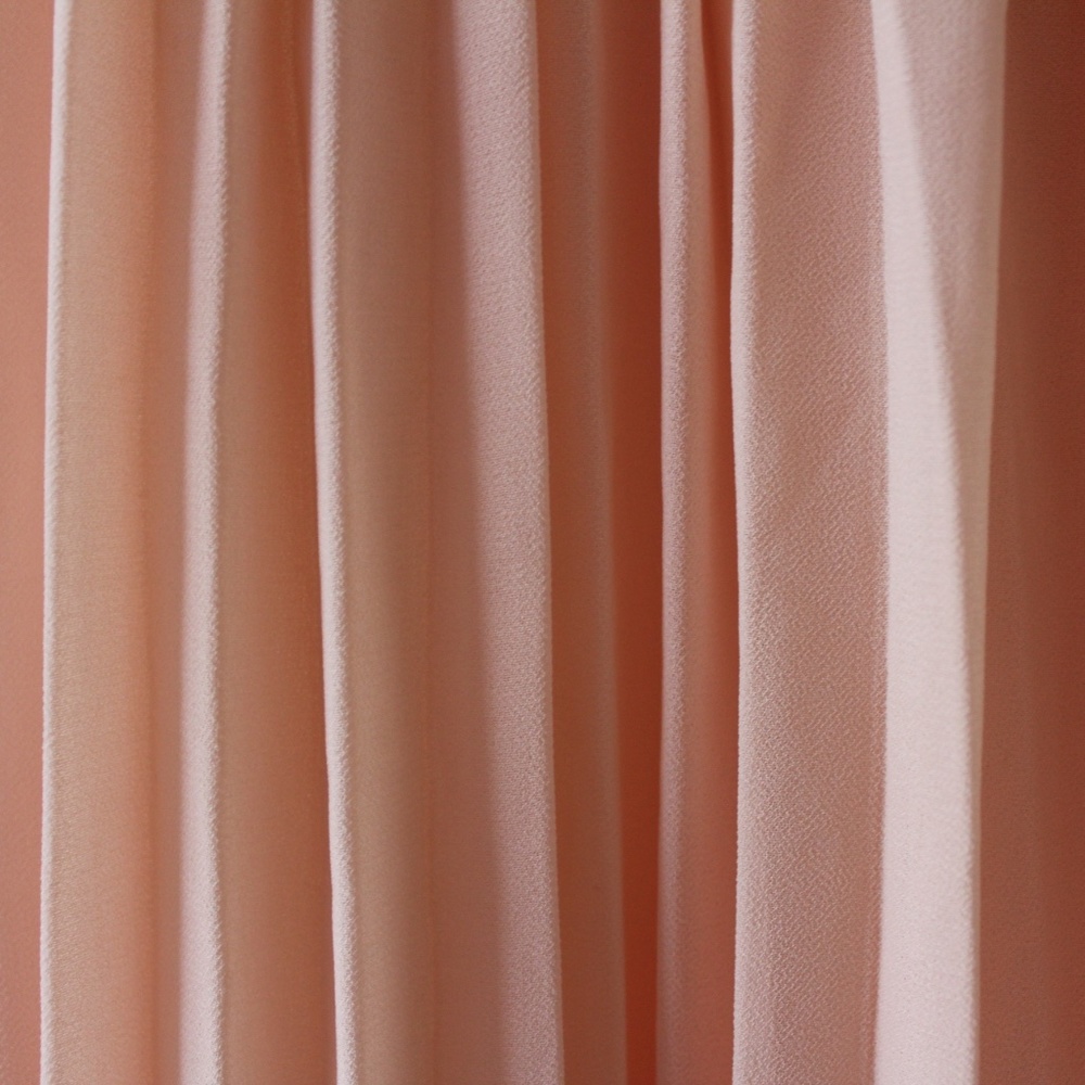 Lulu’s Peach Lace Pleated Halter Maxi Dress XS - Picture 6 of 9